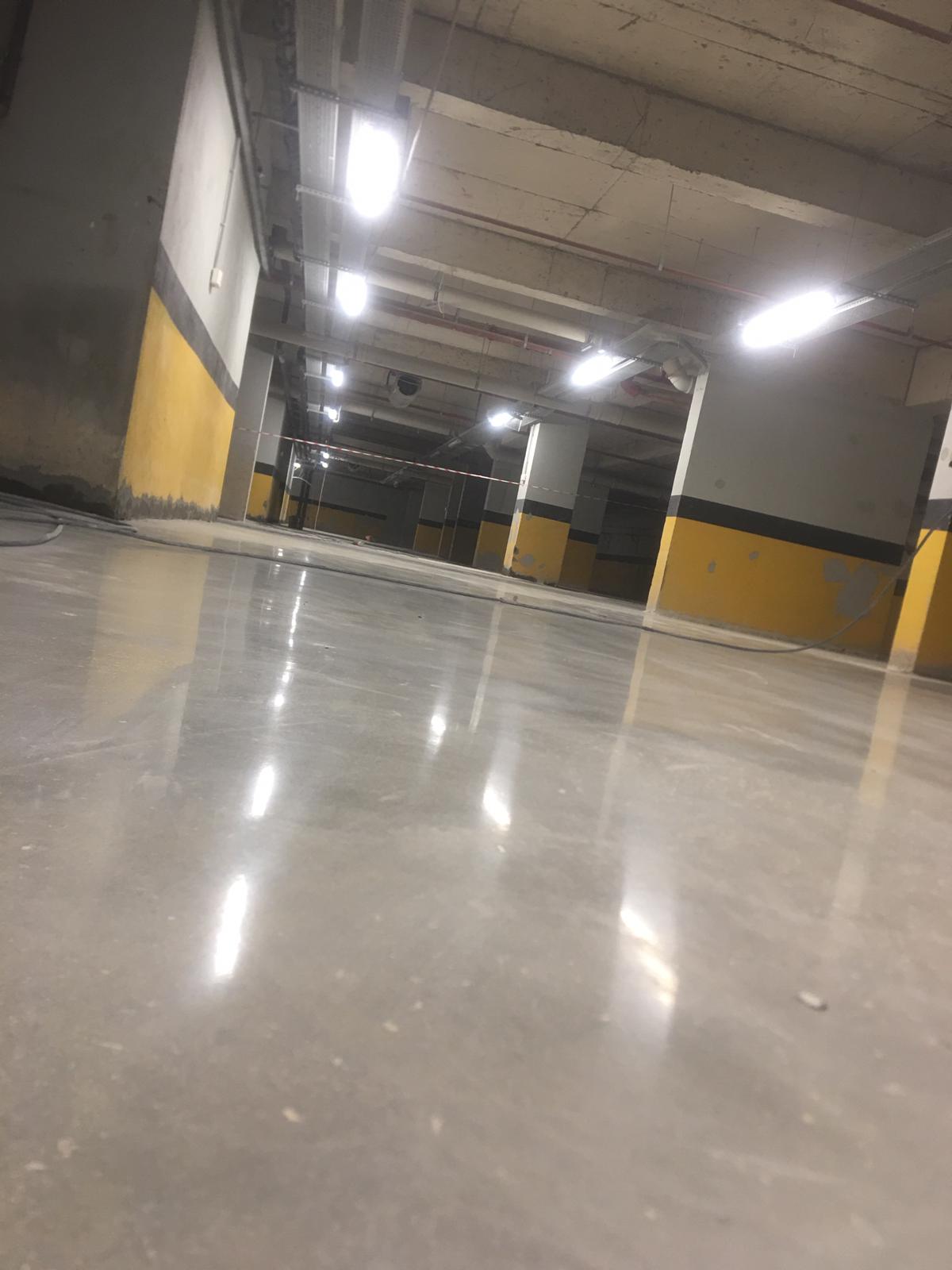 otopark beton silim parlatma